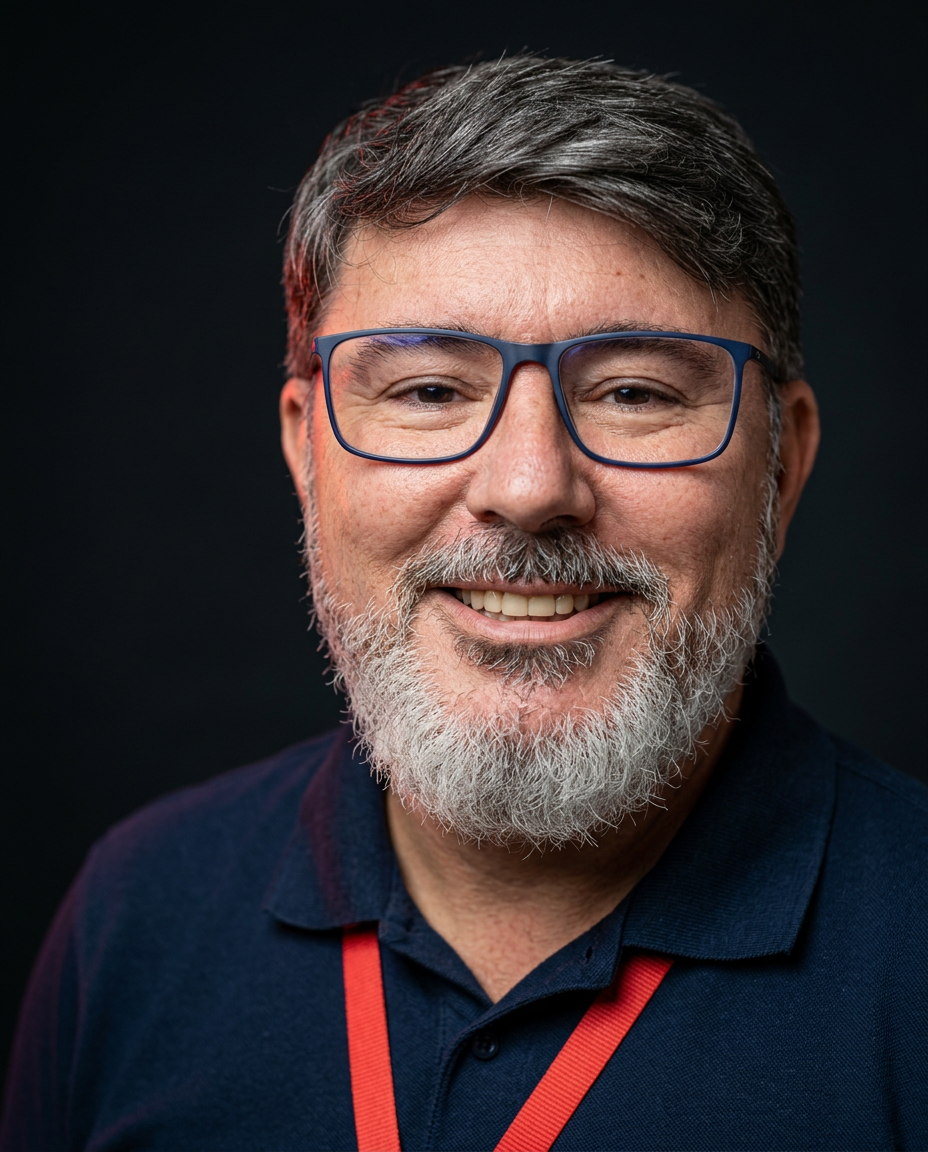 Retrato profissional do consultor patrimonial